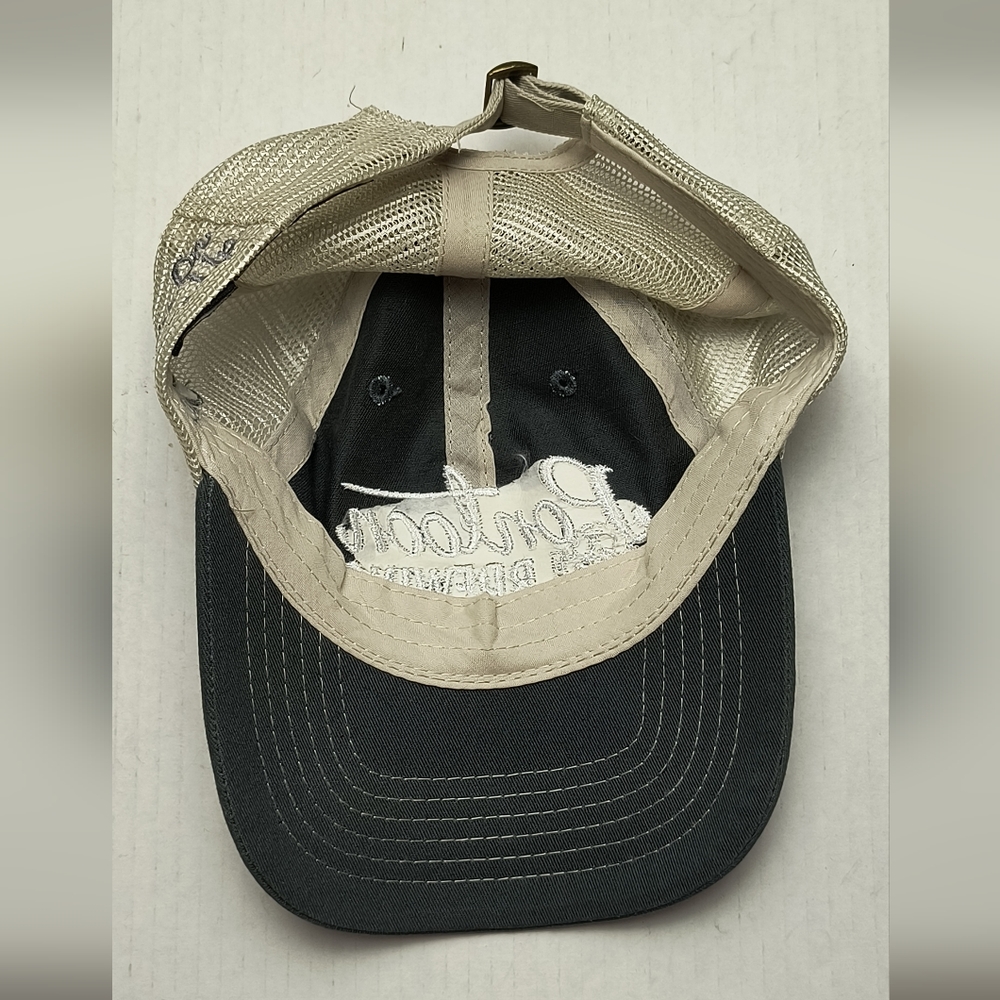 Pontoon Mesh Trucker Hat Cap Men's Brewing One Size Grey/Tan Casual - Picture 7 of 8